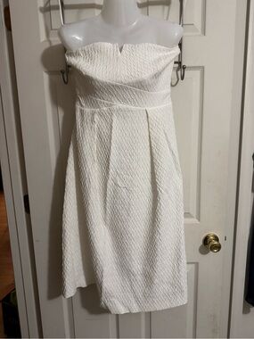 Esprit Strapless Textured A-Line Dress